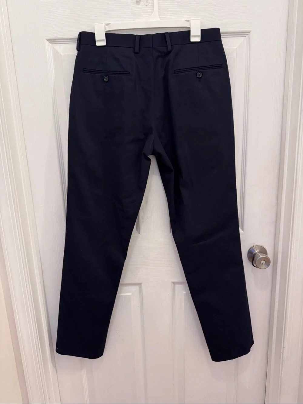 J. Crew Navy Ludlow Slim-fit suit pant in Japanese cotton chino 32x32